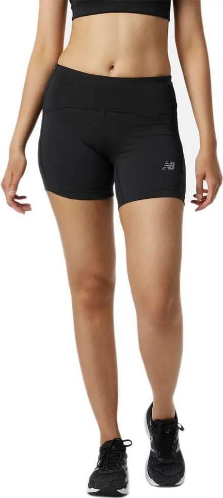 New Balance Impact Run Fitted Kurze Hose Schwarz L Damen Schwarz L