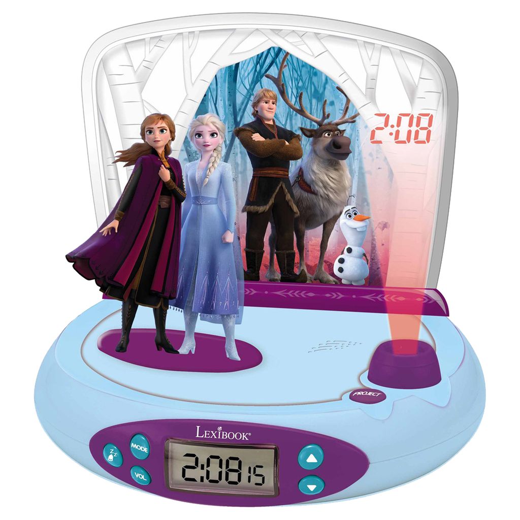 Lexibook Disney Frozen 2 Clock Radio With Projection - Disney Toys - Frozen Toys