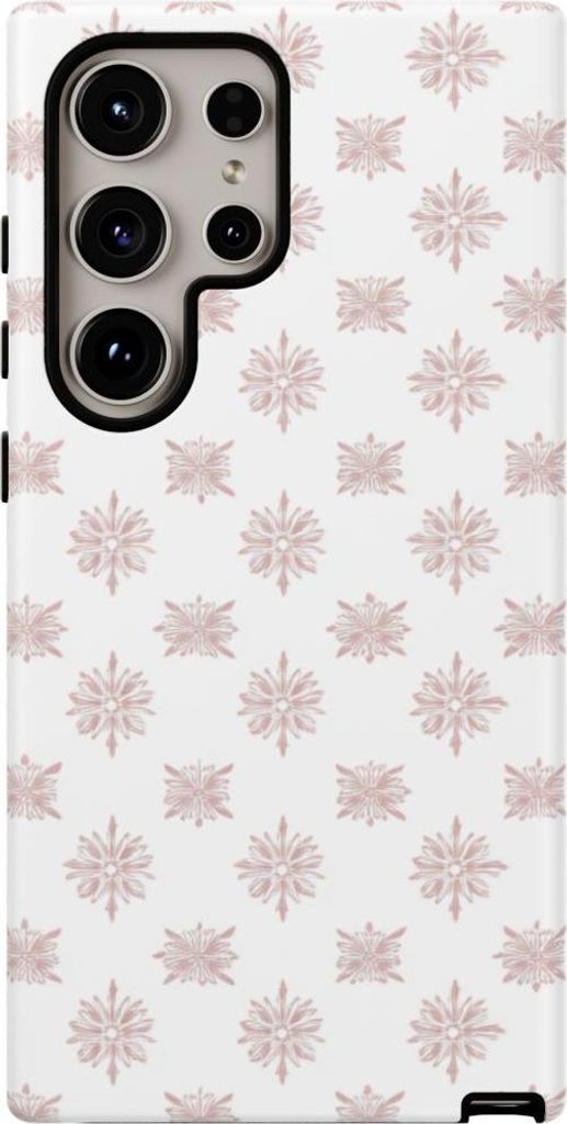 Zartes Sternenmuster in Rosa – Handyhülle Kompatibel mit Galaxy S24 Ultra