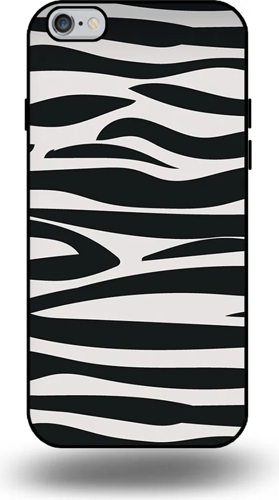 Cover TPU iPhone 6/6s Plus Zebra - Protezione Posteriore Smartphonica