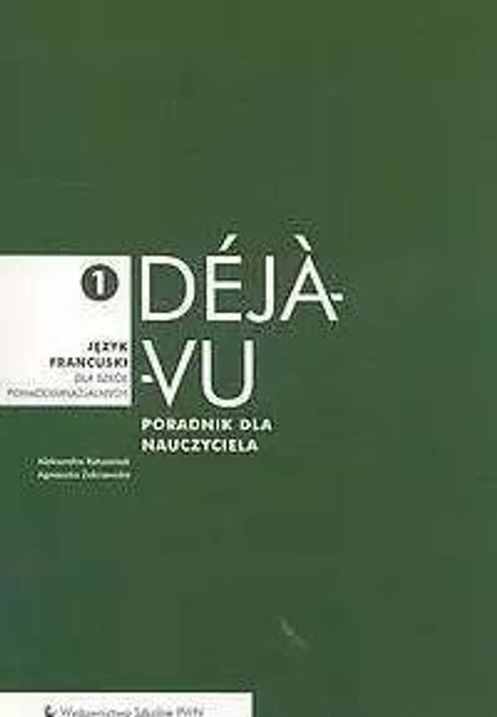 Deja-vu 1 – Methodischer Leitfaden – Grażyna Migdalska