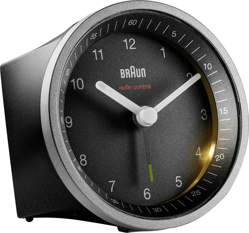 Réveil de voyage sans tic-tac Braun BC 07 - Idéal pour la chambre