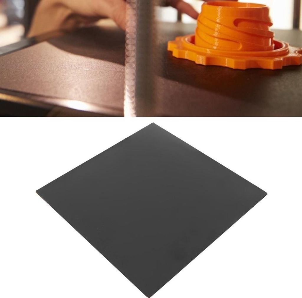 235x235mm Schwarzer Drucker Hot Bed Oberfläche Plattform Aufkleber Zubehör Fit für Ender-2 Ender-3