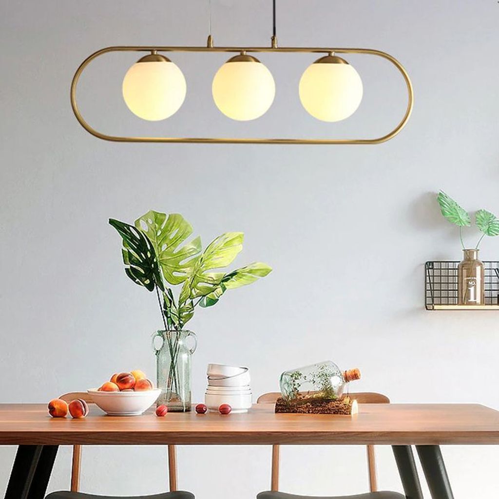 Toolight Pendellampe App915-3Cp Glamour Gold 3-Lichtquelle Produktbild 2