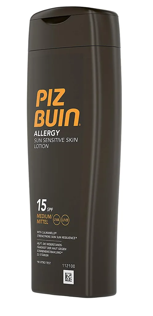Lait Solaire SPF 15 Piz Buin Allergy Haute Tolérance Flacon 200 ml