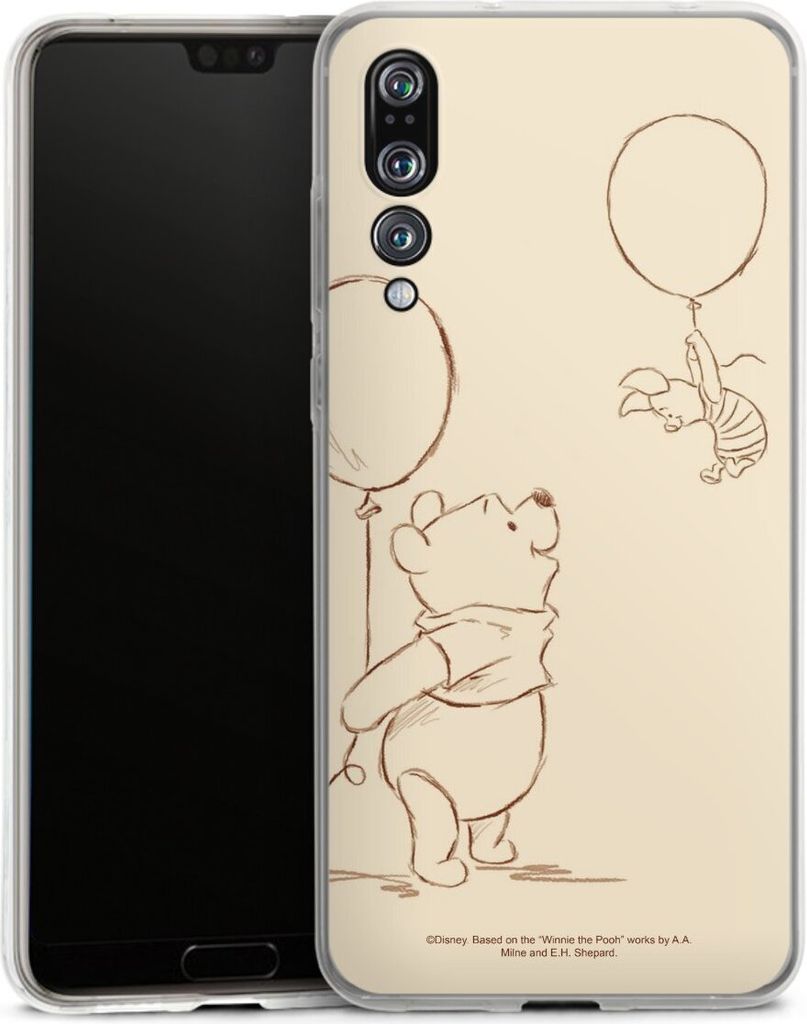 DeinDesign Handyhülle für Huawei P20 Pro Silikon Hülle Case Smartphone Schutzhülle Disney Offizielles Lizenzprodukt Winnie Puuh