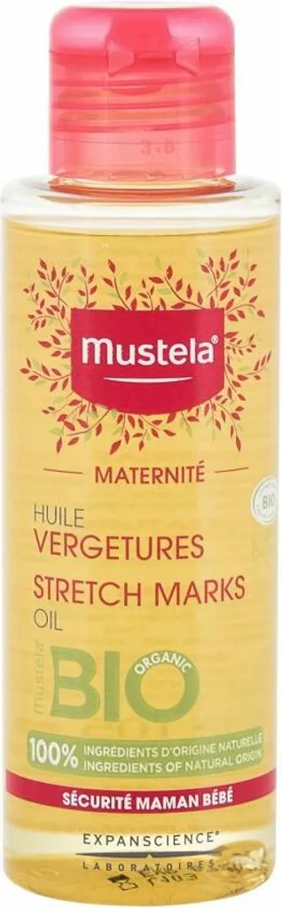 Huile de Prévention Vergetures Mustela Maternité 105ml Soin Naturel