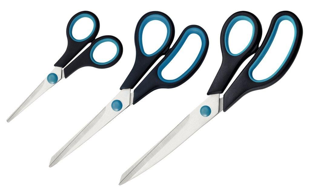 Westcott Easy Grip Scheren 3 Stück Schwarz | Produktbild 