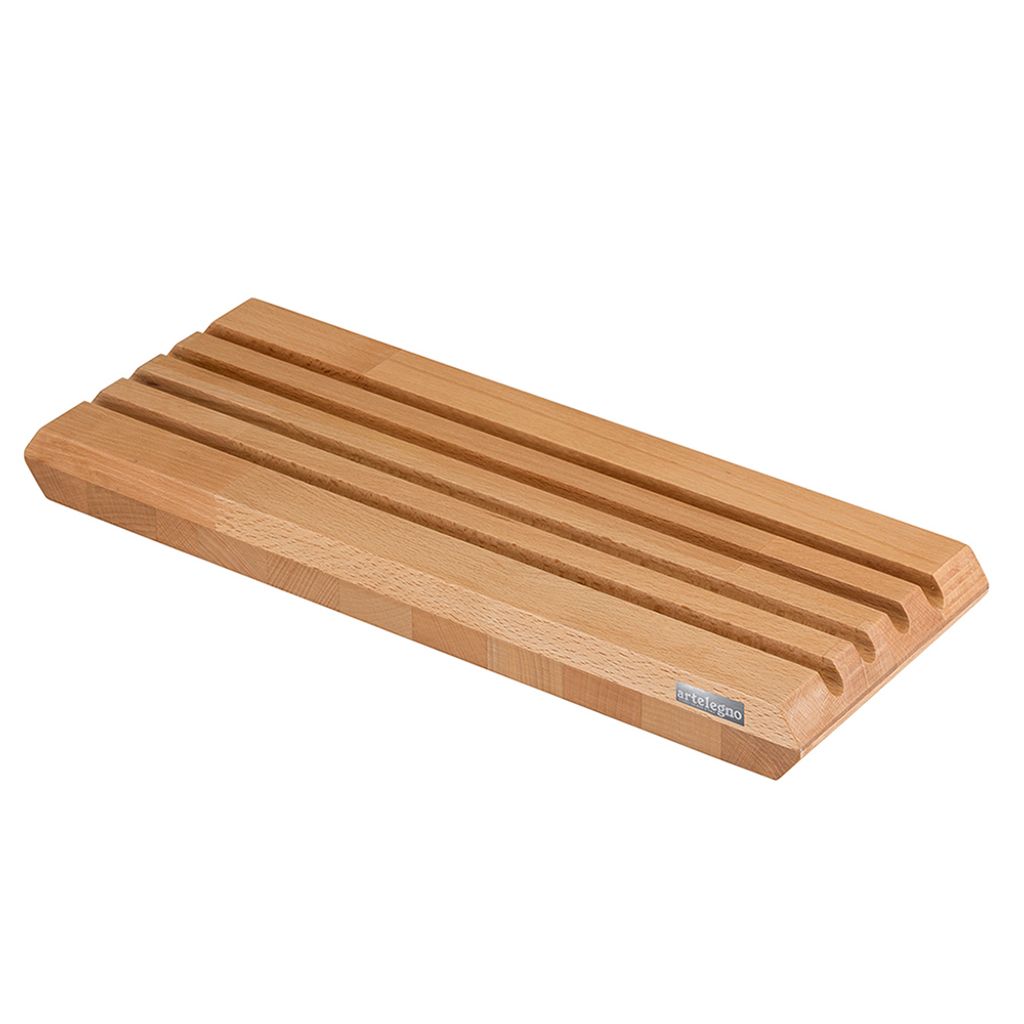 ArteLegno doppelseitiges Buchenholz-Schneidebrett 40 x 15 cm AL53