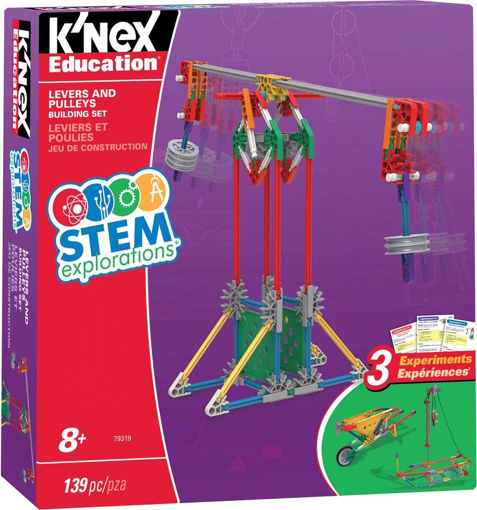 K'nex s.t.e.m. Erkundungen: Baukasten mit Hebeln und Riemenscheiben