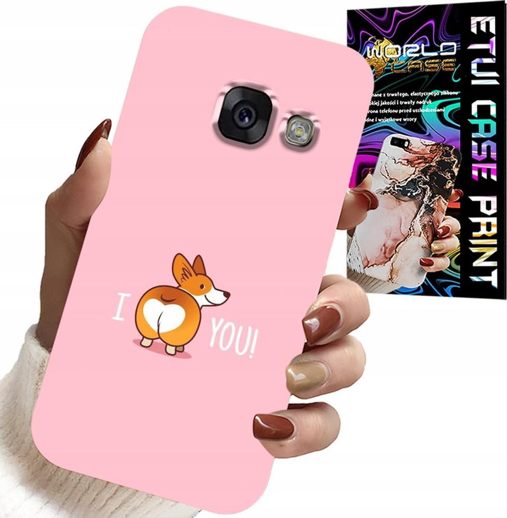 Fall Für Samsung A5 2017 - Lustige Designs Ich Liebe Dich Hund Fall