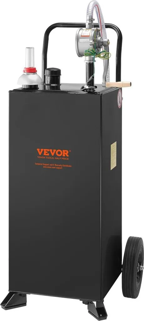 Réservoir Carburant 30 Gallons : Évitez les Fuites avec Pompe et Roues