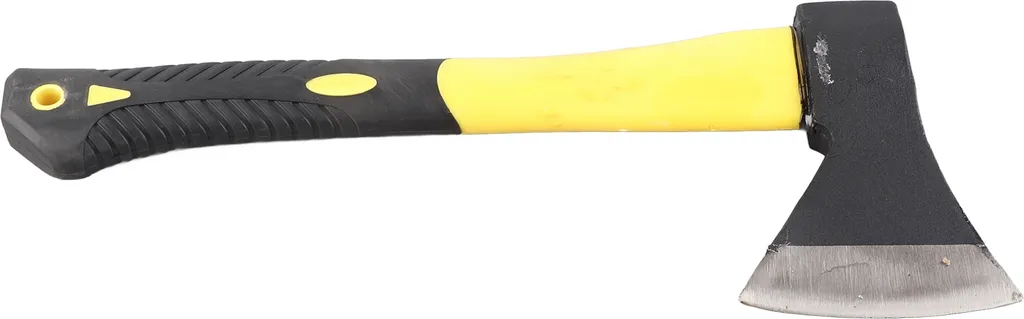 Ascia a Mano Multifunzione Ergonomica | Lama in Acciaio Carbonio Curva