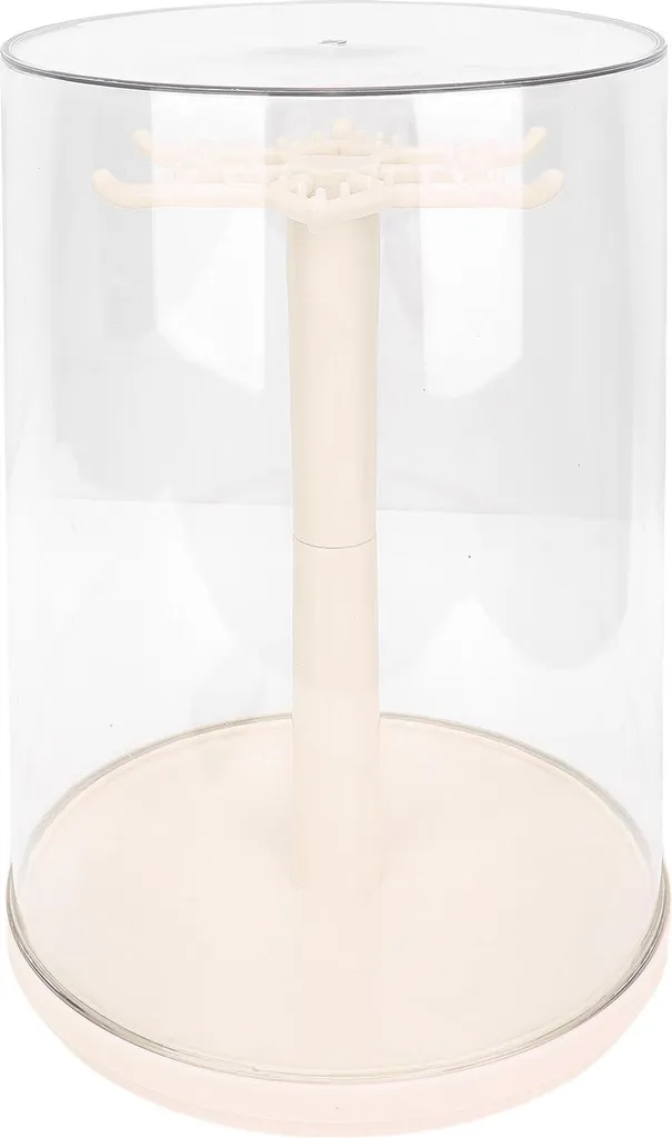 Boîte de rangement transparente et rotative pour figurines de luxe