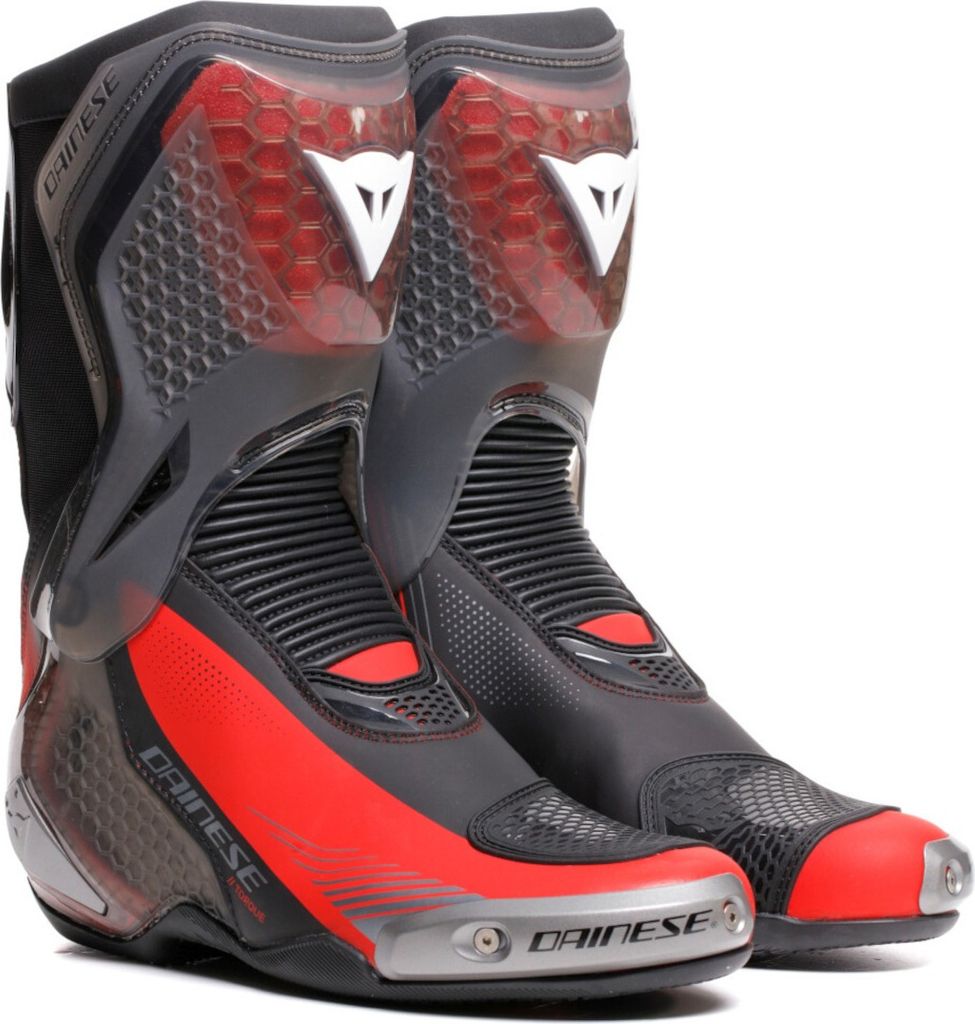 Dainese Torque 4 S Motorrad Stiefel, schwarz/rot, 47
