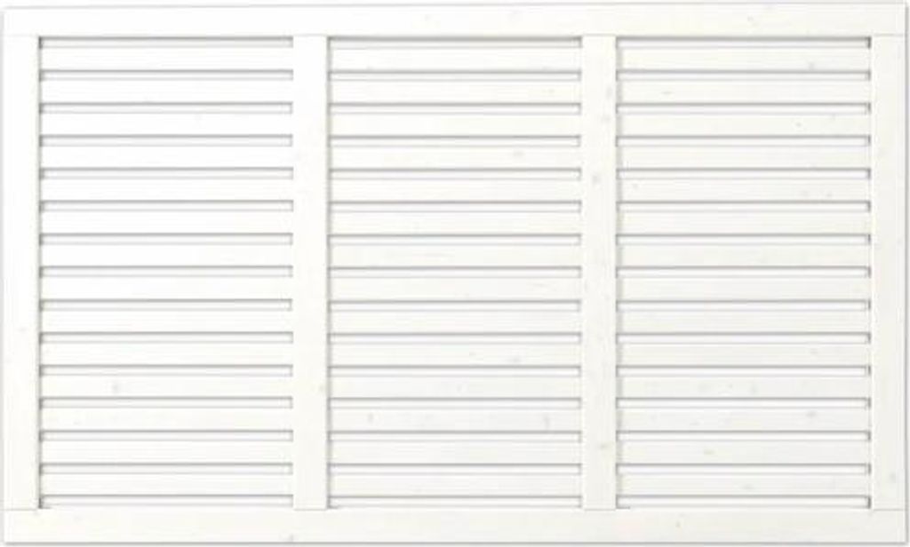 Vorgartenzaun PLUS Harmoni 180 x 107 cm RAL 9010 weiß