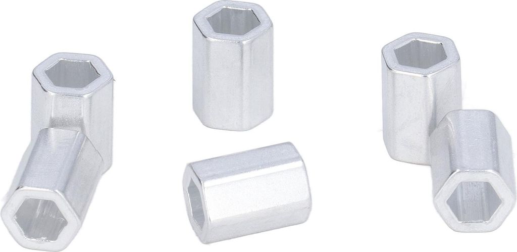 12 Stück Sechskant-Abstandshalter aus Aluminium, korrosionsbeständig, Sechskantdichtung für Motorwellen, 8 mm Innendurchmesser, 3520?4012?0160, ...