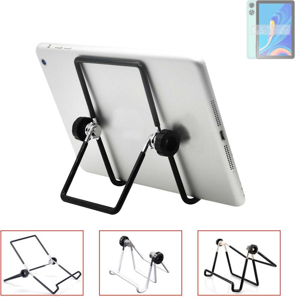 K-S-Trade Tablet-Ständer Tablet-Halterung Tablet-Aufsteller kompatibel mit Oukitel OT6 faltbarer Tischständer Tablet Halterung