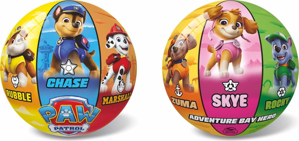 Gumená lopta Paw Patrol – nenafúknutá, 23 cm Obrázok produktu 