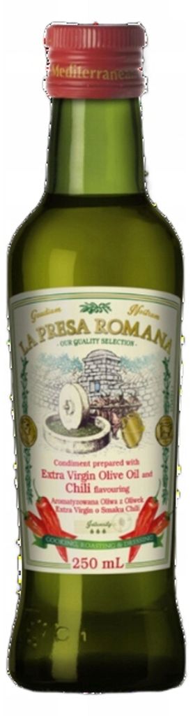 Huile d'olive extra vierge au piment 250 ml - La Presa Image du produit 