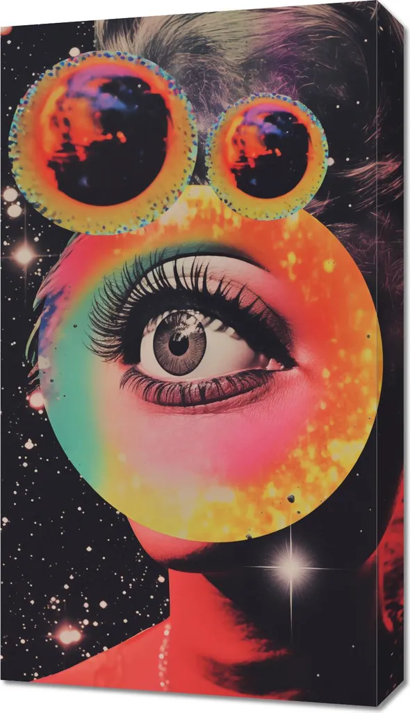 Habillez vos Murs Vides avec l'Image Œil du Cosmos 40x70 cm Grand Format