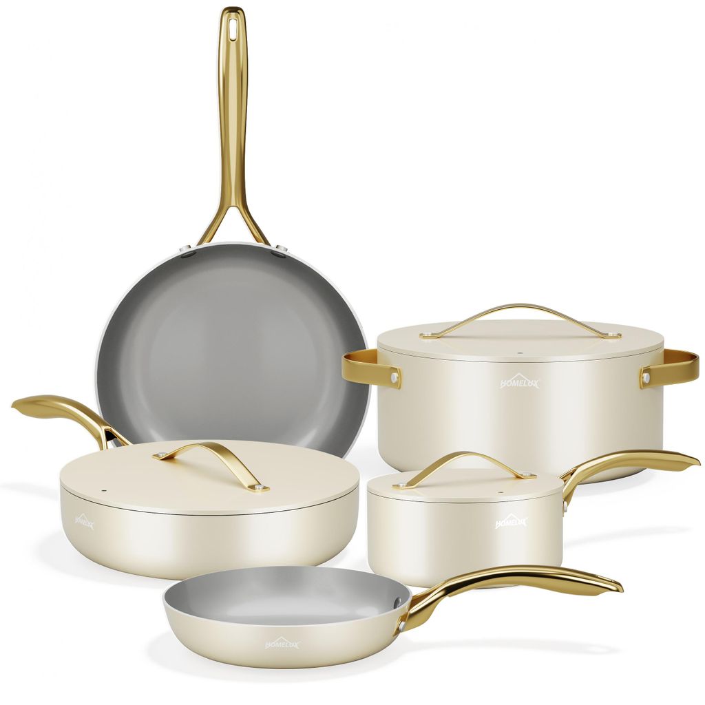 Topfset, HOMELUX Topfset Induktion 8 teilig, Induktions Produktbild 