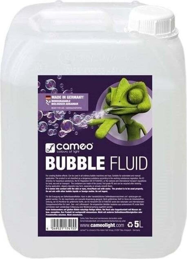 Cameo BUBBLE Płyn do wytwornicy baniek 5 L Zdjęcie produktu 