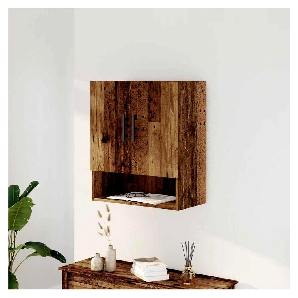 Wandschrank Altes Holz 60x31x70 cm Holzwerkstoff