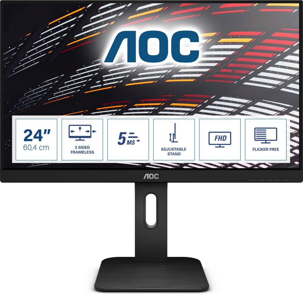 AOC P1 24P1 Monitor PC 60,5 cm (23,8") 1920 x 1080 pikseli Zdjęcie produktu 