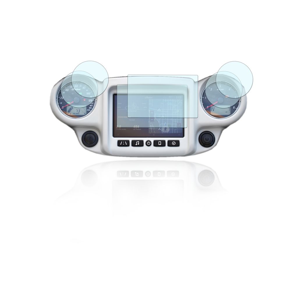Tachoschutzfolie Displayschutzfolie passend für Indian Roadmaster 2021+ 2x Ultra Clear