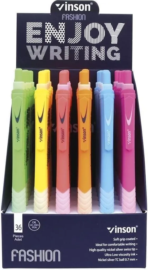 Stylo automatique Mode C4 bleu pointe moyenne lot de 36 pièces pour bureau