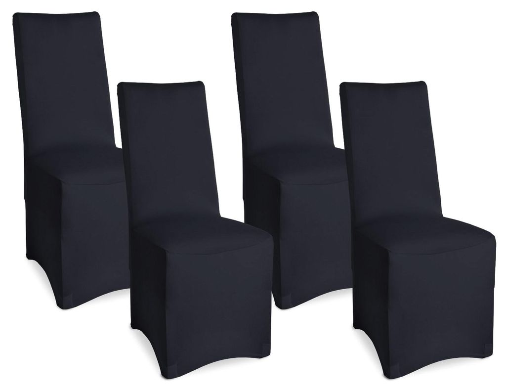 Beautissu Set di 4 coprisedie per banchetti Leona, 45x90 Immagine del prodotto 