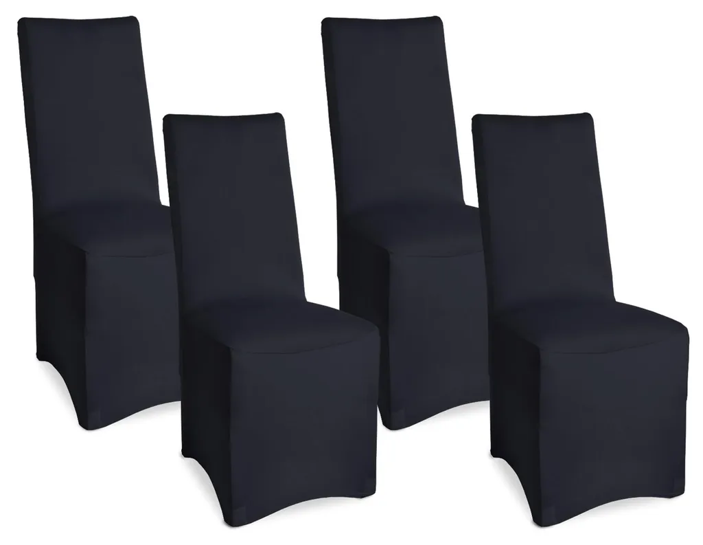 Rénovez vos chaises de salle avec la Housse de banquet Leona Noire