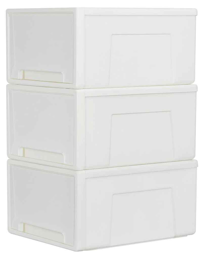 Cetomo 50L*3 Schubladenbox, Kunststoff Aufbewahrungsbox mit Produktbild 