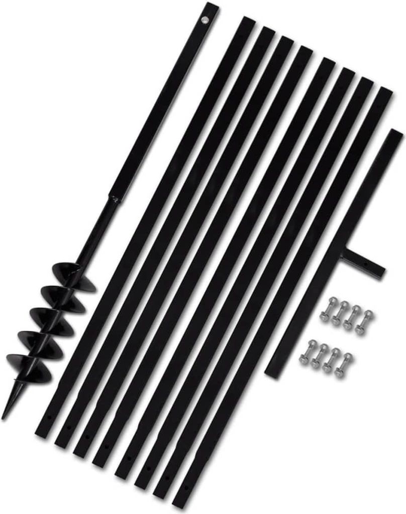 Erdbohrer mit Griff 100 mm Verlängerungsrohr 9 m Produktbild 