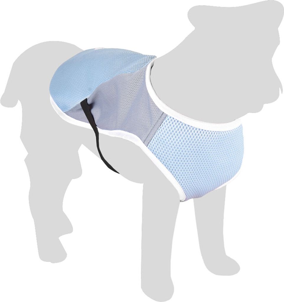 Flamingo Pet Products – Kühlmantel Frozen, Grau, Länge 40 Produktbild 