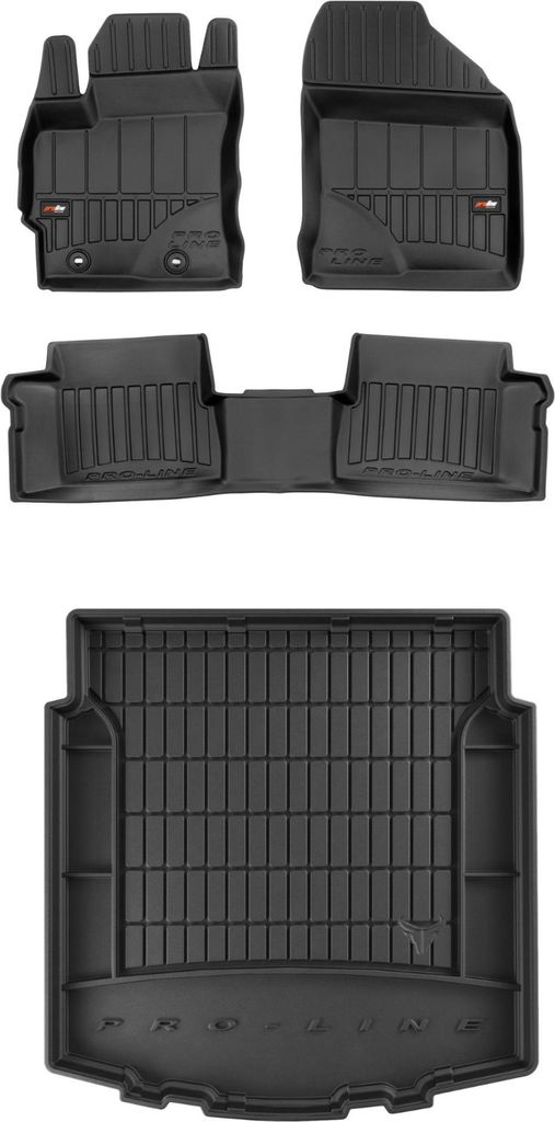 FROGUM 3D Gummimatten und Kofferraummatte für Toyota Auris II