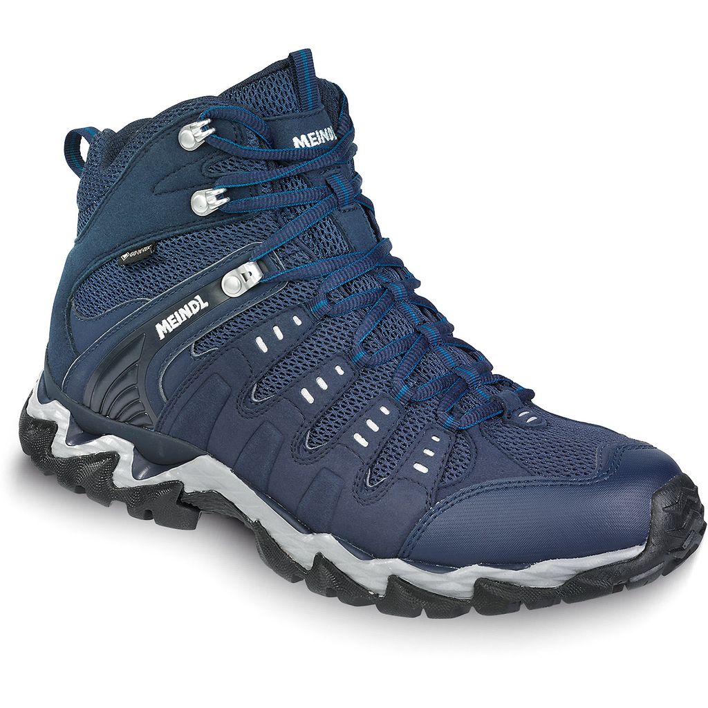 Meindl Respond Mid II Sportschuhe Herren Wanderstiefel Wanderschuh Blau Freizeit, Schuhgröße:EUR 43 | UK 9