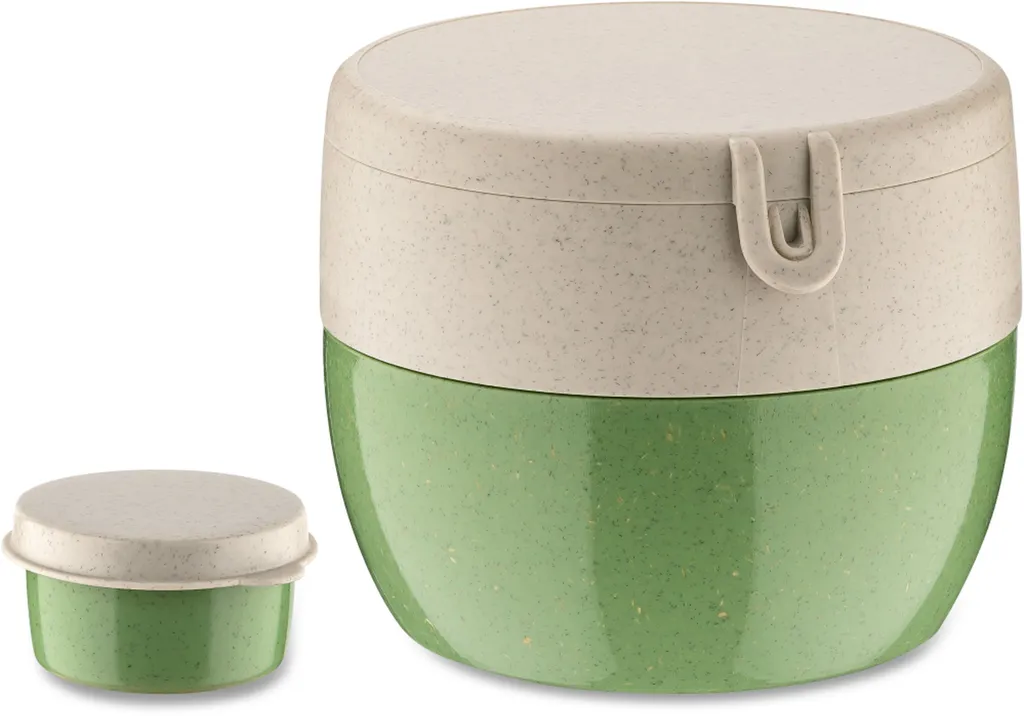 Koziol Lunchpot M Verde 400ml: Eleganza Funzionale per Snack e Frutta