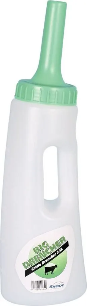 Drencher Bovini 2.5L Verde - Bottiglia Somministrazione Liquidi Vitelli