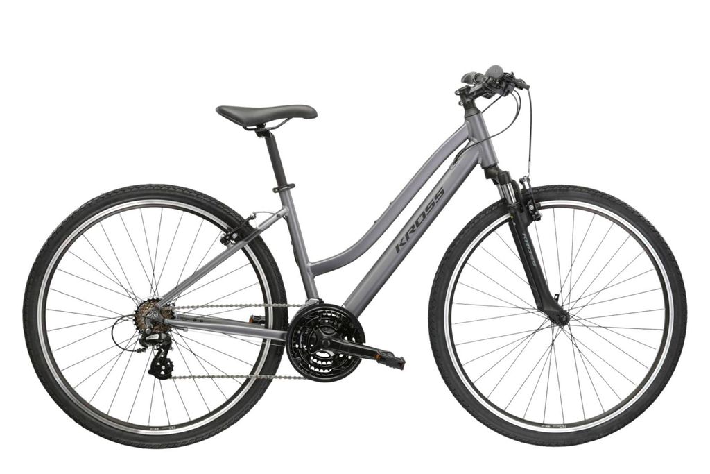 Hybridfahrrad Kross EVADO 2.0 Frau - Grau - S