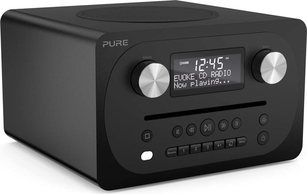Pure Evoke C-D4 Tragbar Digital Grau, Eiche, Weiß Produktbild 