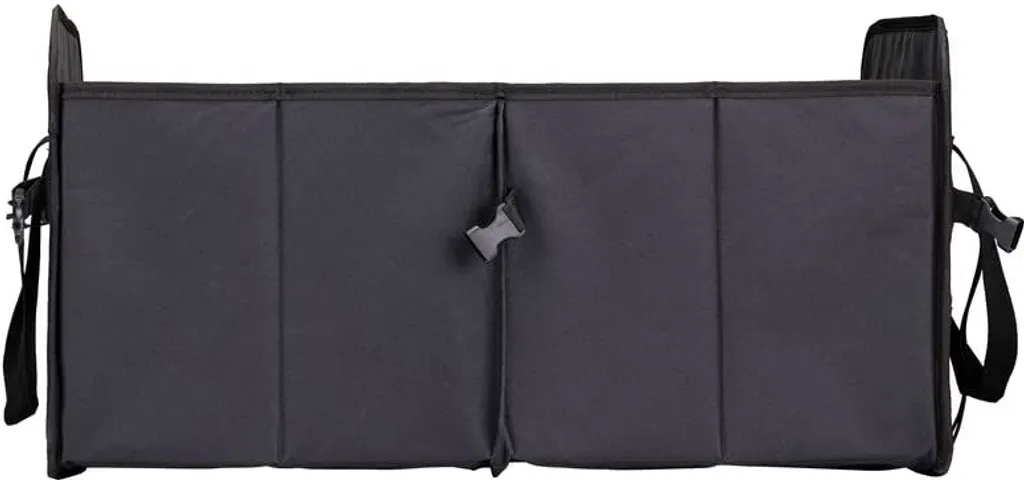 Boîte de rangement pour le coffre noir en tissu Oxford pliable - 55L