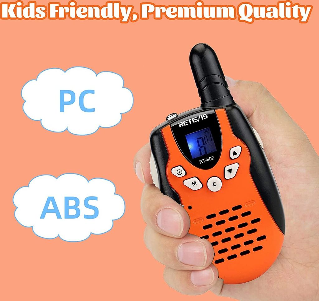 Retevis RT602 Walkie Talkie Kinder Aufladbar, PMR446, 8 Produktbild 8