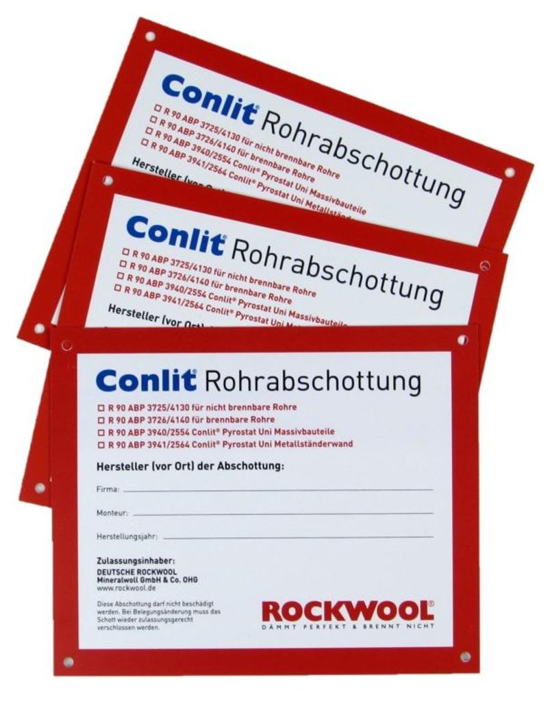 Kennzeichnungsschild Conlit R-90 Produktbild 