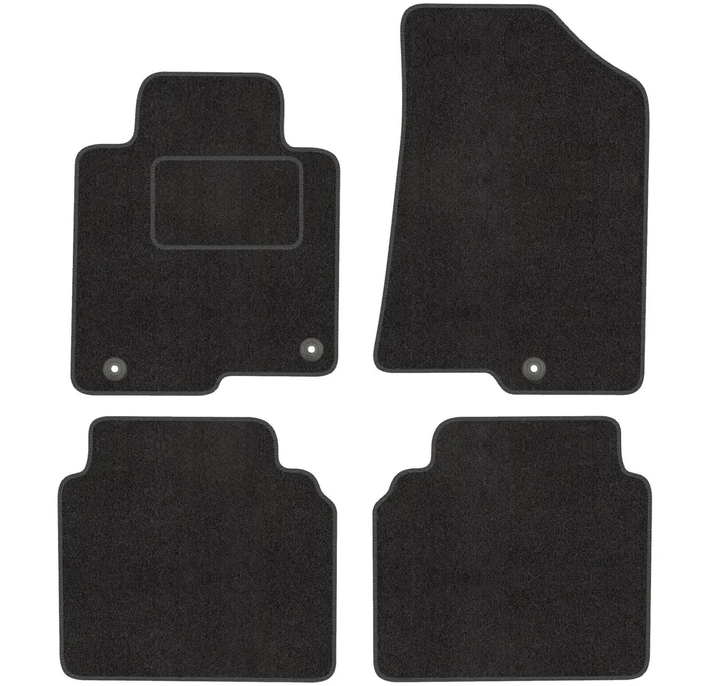 Satz in Velour Fußmatte per KIA OPTIMA IV (2015-2019)- Qualità Premium - Passgenau