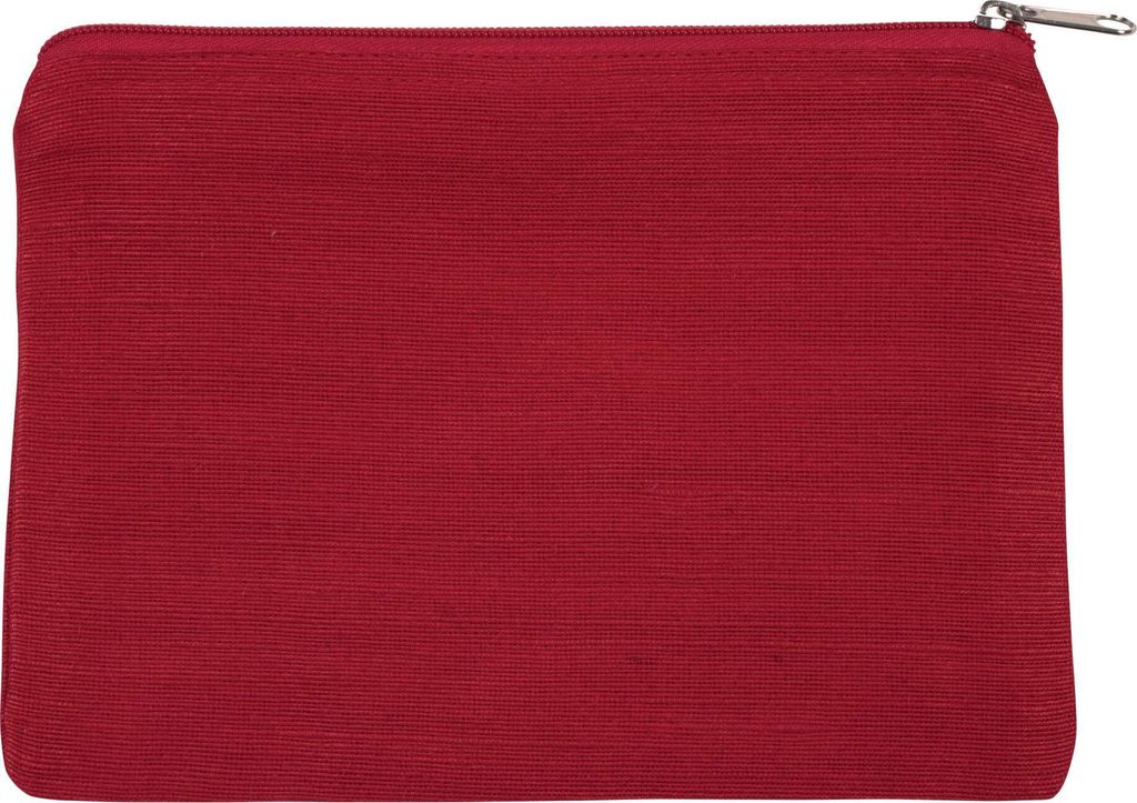 Kimood Beutel Jutebeutel Tasche Shopper Stoffbeutel Baumwolltasche, Größe:U, Farbe:Crimson Red