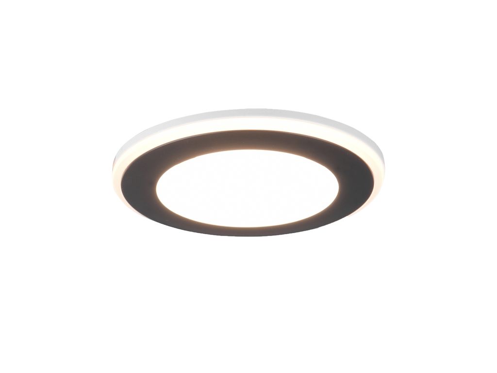 Inbouwverlichting Aura 8,2cm zwart Productafbeelding 