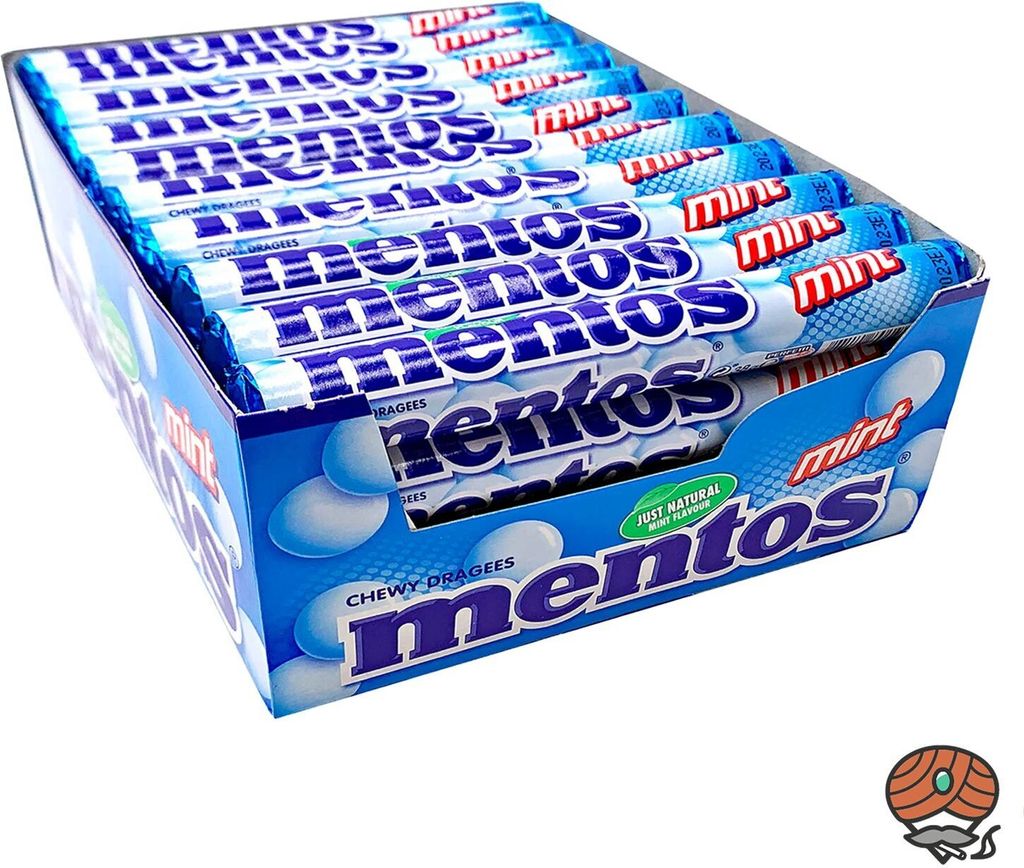 Mentos Mint Kaubonbons 40x 38g Produktbild 