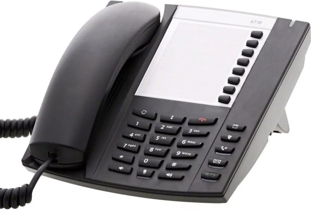 Mitel 6710a - Telefon mit Schnur - Anthrazit (ATD0032A) - 4